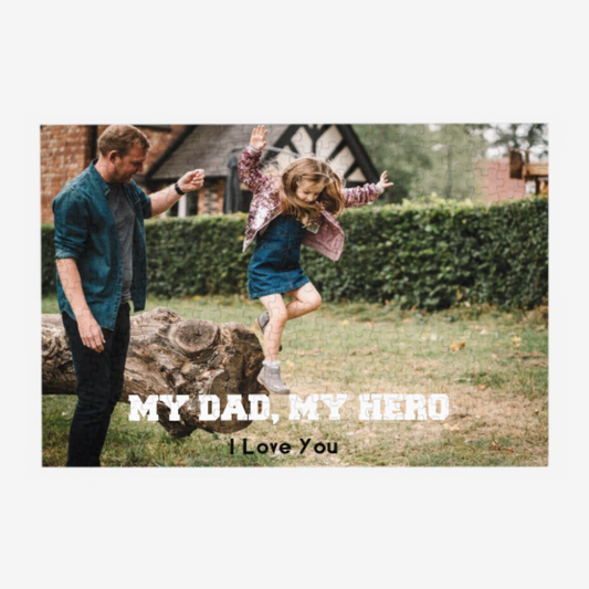 50% OFF Personalised Wooden Jigsaw 300/500/1000 Pieces
